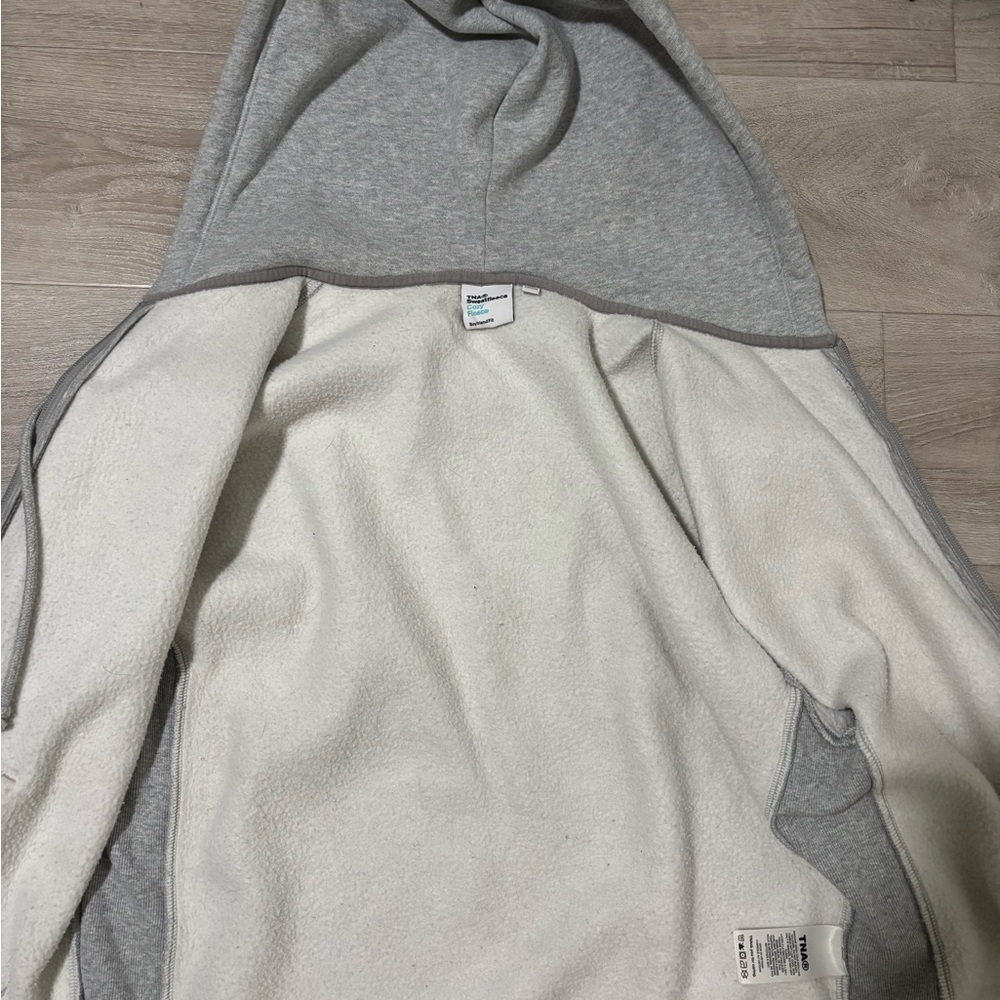 Aritzia Gray Zip-Up Hoodie - Picture 2 of 5